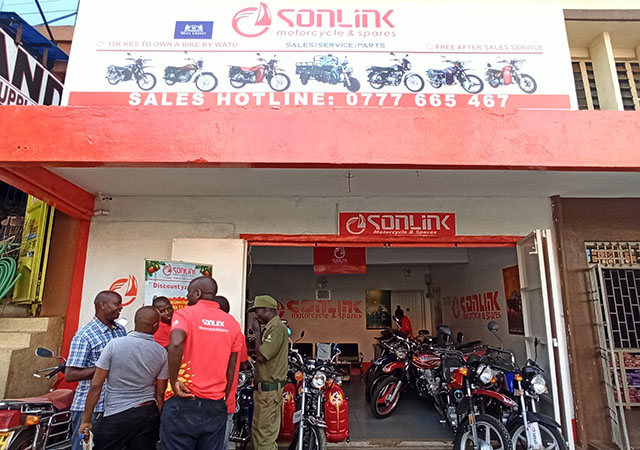 new sonlink motorcycle shop in Nairobi 4